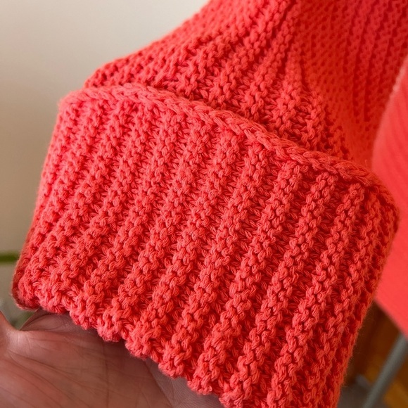 Caslon Medium Oversized Sweater Reverse Hem Cuffed - Picture 6 of 10